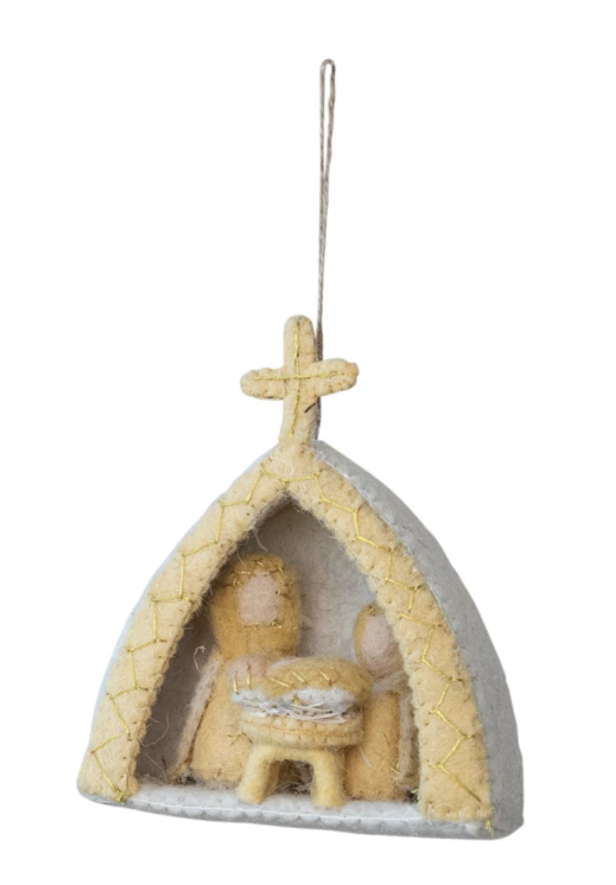 Felt Nativity Ornament