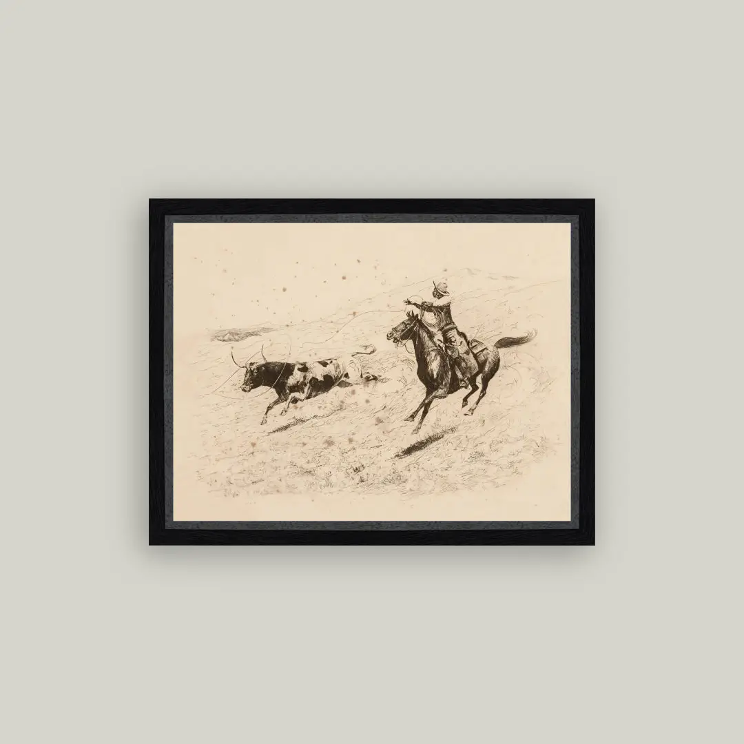 The Long Throw Framed Art