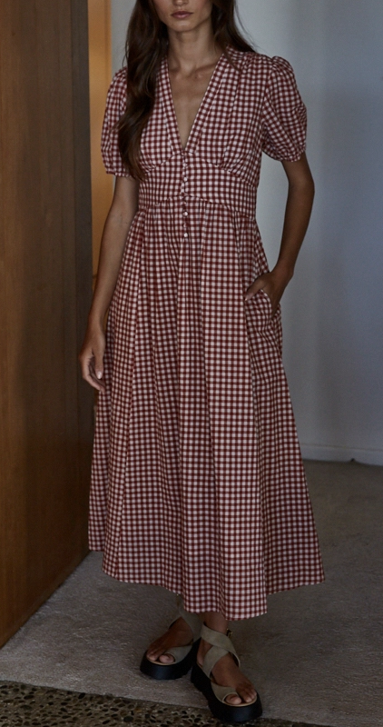 Red Gingham Dress
