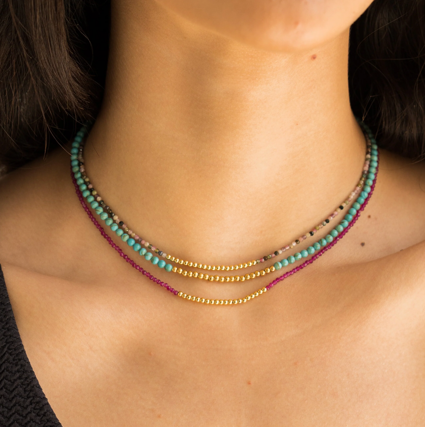 Turquoise Beaded Necklace