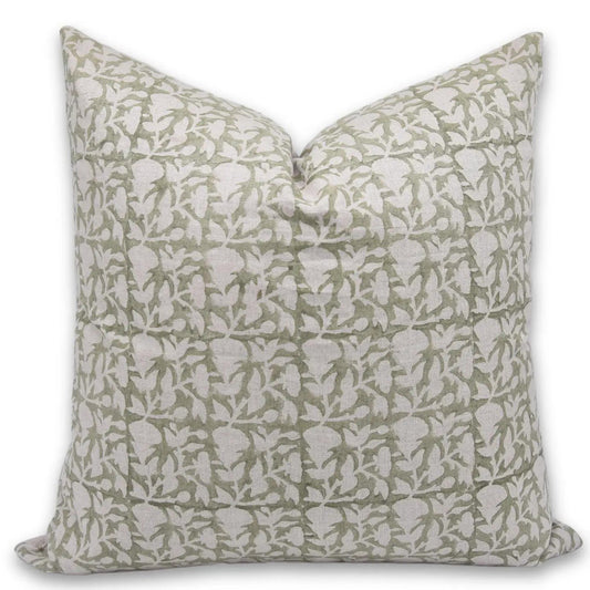 Muted Vine Pillow - 18"