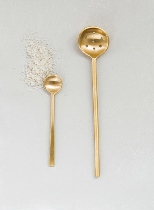 Brass Olive Spoon