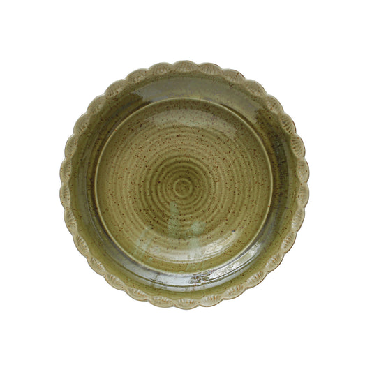 Bowl - Scallop Edge Stoneware