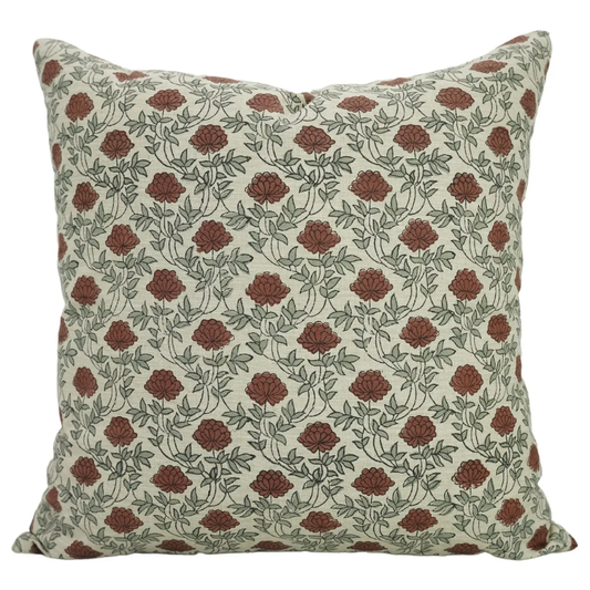 Rosewood Vine Pillow - 20"
