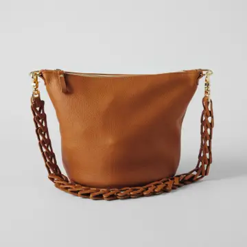 Zoe Zip-Top Bucket Bag