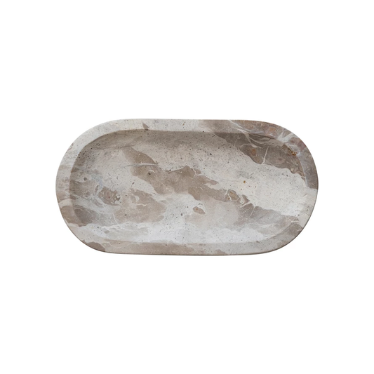 Buff Marble Tray