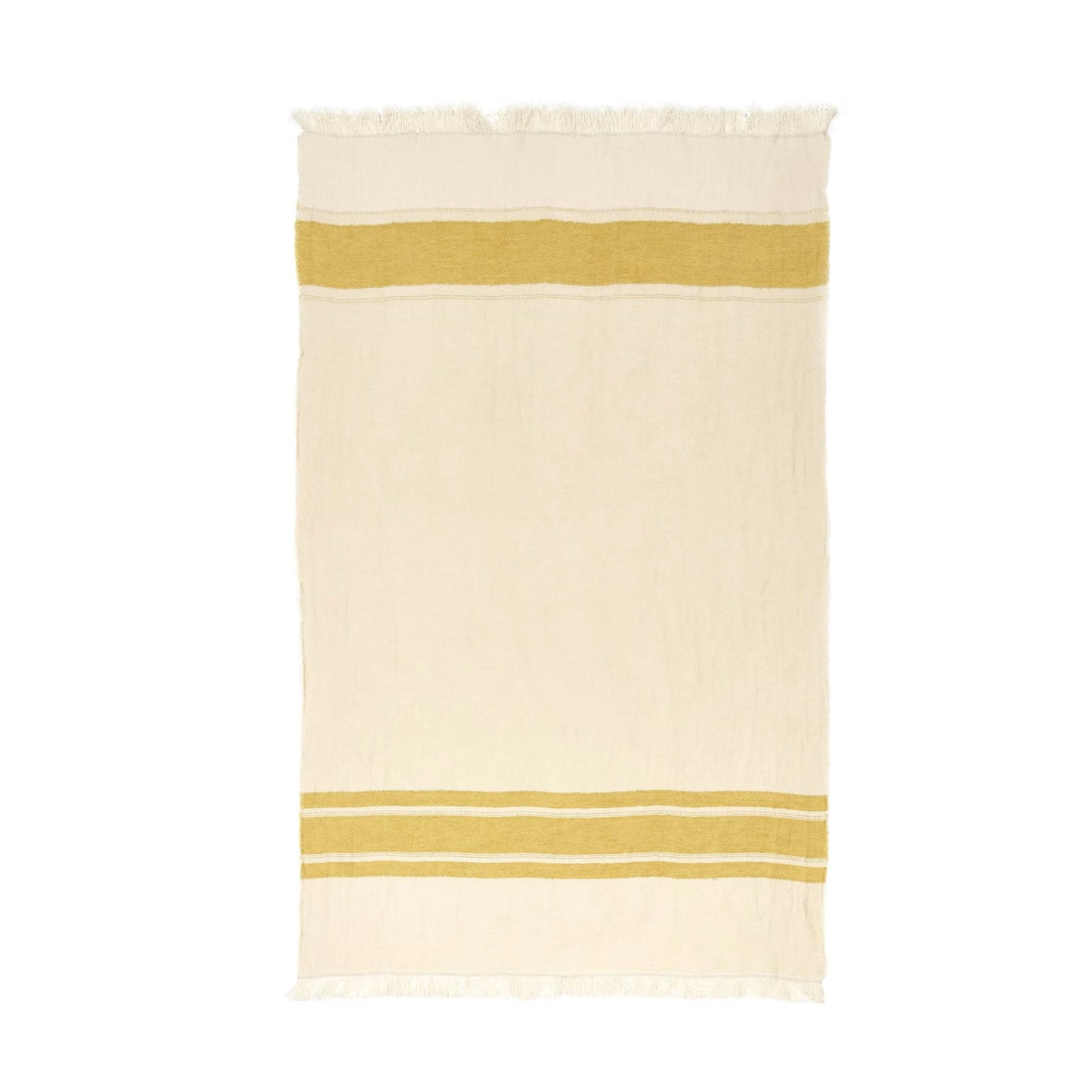 Mustard Stripe Throw