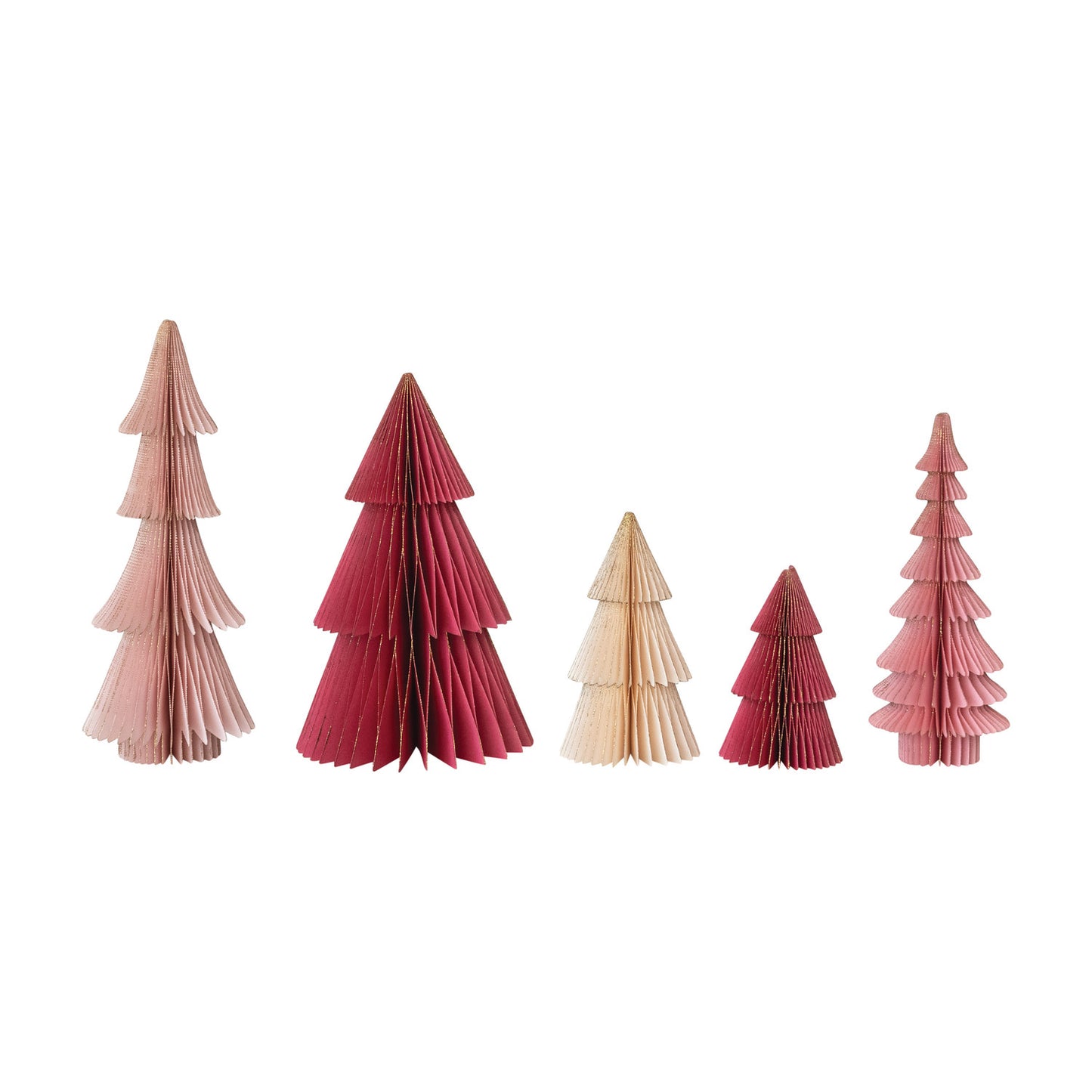 Set of 5 Honeycomb Trees
