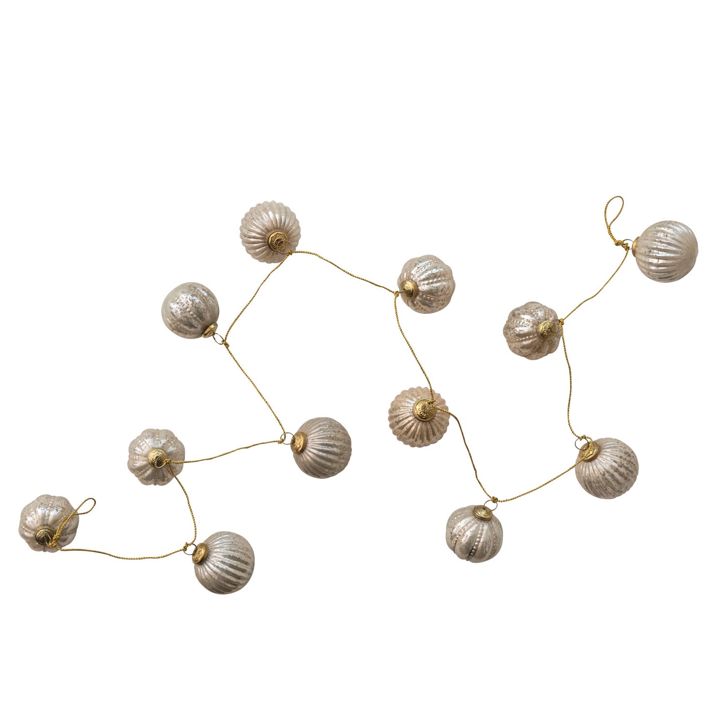 Champagne Mercury Glass Garland